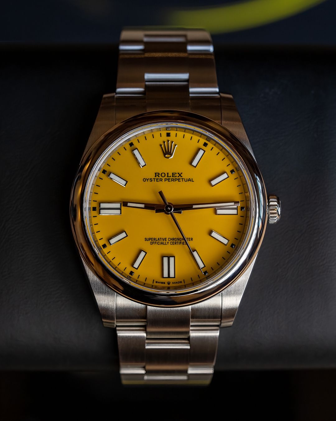 Rolex Oyster Perpetual – Yellow Dial