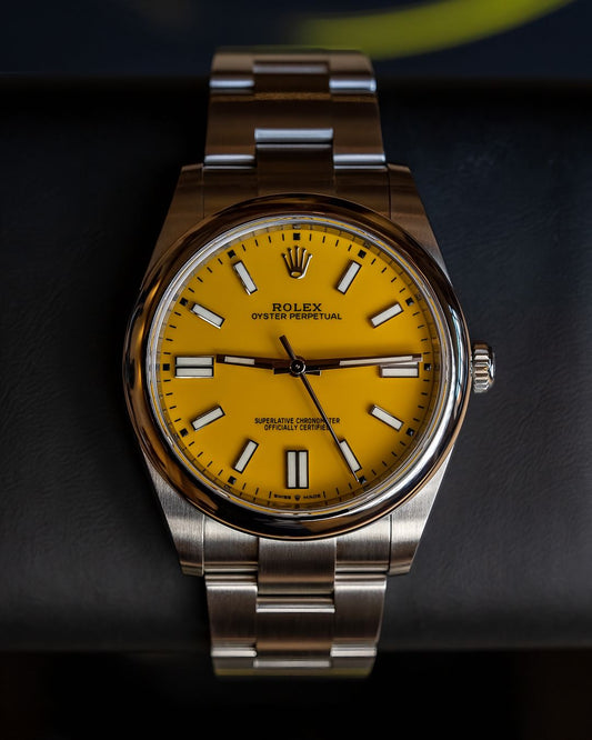 Rolex Oyster Perpetual – Yellow Dial