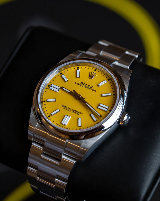 Rolex Oyster Perpetual – Yellow Dial
